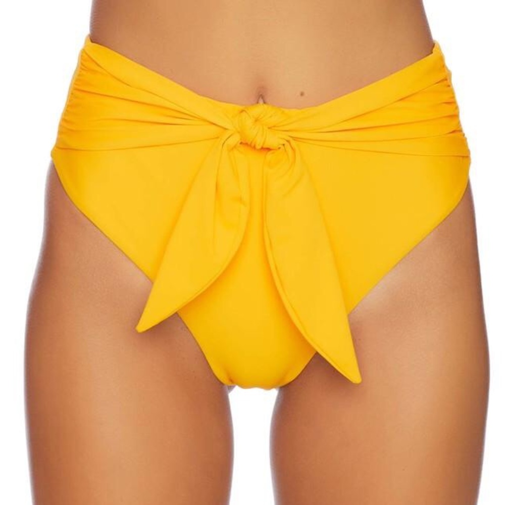 NWT High waist tie bikini bottoms